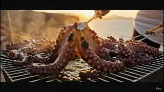 Camping Food Mukbang #mukbang #greece #cliffside #seafood #eatingshow #shorts #fyp #explorepage