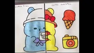 Warm vs. Cool: Split Teddy Bear Challenge! 🧸🔥❄️