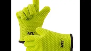 Review:  AYL Silicone Cooking Gloves &ndash; Heat Resistant Oven Mitt for Grilling, BBQ, Kitchen