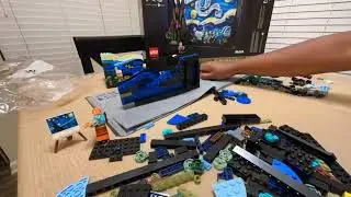 LEGO IDEAS: Vincent van Gogh - The Starry Night - #21333 (Lego Time Lapse Video 2)