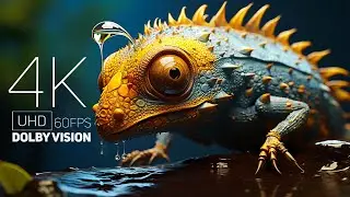 THE INSECT - 4K (60FPS) ULTRA HD - With Nature Sounds (Colorfully Dynamic)