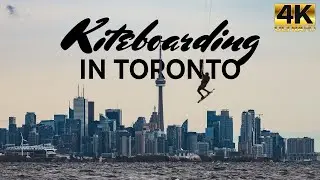 Kiteboarding in Toronto in 4k