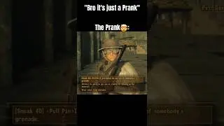 This is Why Sneak is The BEST in New Vegas😂 #fallout