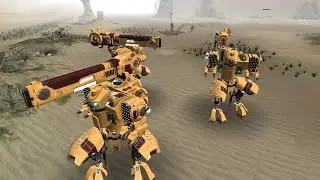 Unification Mod 2021: Survival: Tau Empire vs Steel Legion - Warhammer 40K: Dawn Of War: Soulstorm