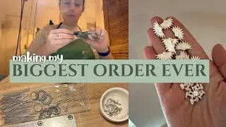 Small business owner vlog | Making and packing my biggest wholesale order ever.