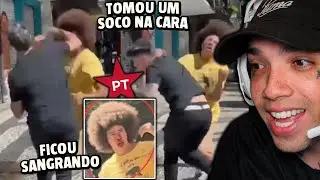 TRETA NA RUA: DEPUTADO PETISTA LEVA SOCO E V&Iacute;DEO EXPLODE NA NET!