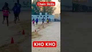Kho kho Chain Skills #khokho #chain #skills @SportsSkill
