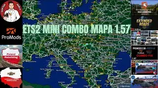 ETS2 MINI COMBO MAPA 1.57 PLUS CENTRALNA POLSKA