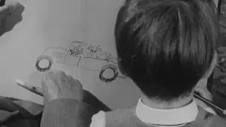 50 Years a Winner - William Lawrence Bragg drawing with his grandson