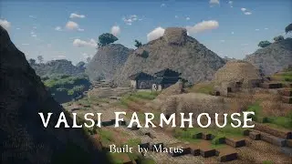 Valsi Farmhouse in Minecraft - Tamrielcraft build showcase