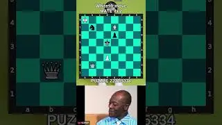 Mate in 2 🧩2232/5334 #chess #puzzle #learnchesstactics #magnuscarlsen #gukesh #chessbooks #matein2