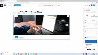 Using the Otter Blocks slider block and the default WordPress gallery block.