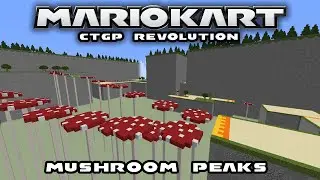 Mushroom Peaks REMADE in Minecraft! (CTGP Revolution)
