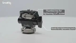 SmallRig 2905 Swivel and Tilt Adjustable Monitor Mount Cold Shoe Mount