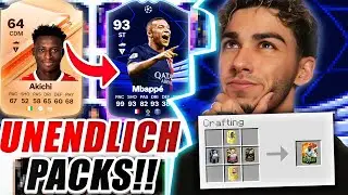 COPY IT❌OPEN INFINITE PACKS + COMPLETE SBCS CHEAPER!!😍 100x UPGRADE PACK😳 EA FC 24