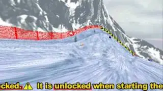 Model 2 Emulator SEGA Ski Super G Demo