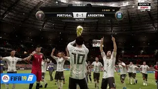 FIFA19 | Portugal vs Argentina World Cup Final | 2020 Squad Update for FIFA 19