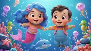 Danza Oceánica de la Sirenita 🧜‍♀️🌊 | En Vivo | Canciones Infantiles para Niños y Bebés
