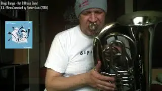 Tuba Practice in Brass Band [3]