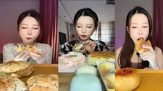 Asmr Various Dessrt Mukbang, Lava Mochi, Cream Cake | Kwai Eating Show