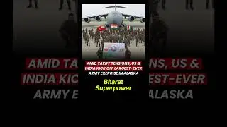 US and India Army exercise in Alaska #trumptarrifwar #indiatarrif #war #bharatsuperpower #bharat
