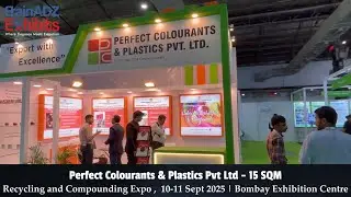 Perfect Colourants & Plastics at Recycling & Compounding Expo 2025 &ndash; Built by BrainADZ Exhibits