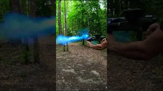 Pump action m50 pistol? 🤯 Mega .45cal power from AIR #m50pistol #airgun #bintac #aea