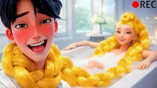 RUMI&rsquo;S MAGIC GOLDEN HAIR SHOCKS JINU 😱💅 SECRET POWER REVEALED  KPOP Demon Hunters FUNNY VLOG