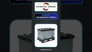 SF800SP - Europaletten Kunststoff POOL Faltbox Klappbox Beh&auml;lter