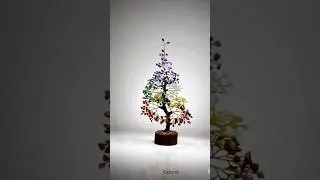 🌈 7 Chakra Gemstone Tree | Positive Energy Home Decor | Vastu Crystal Tree | MehraCrafts