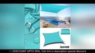 Sky Blue All size Waterproof Sun Shade Sail Square Rectangle Triangle Garden Terrace Canopy Pool Sha