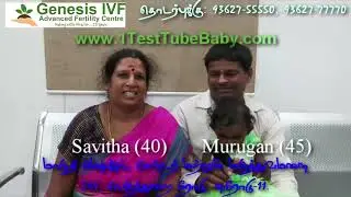 Savitha 40yrs Wo Murugan 45yrs - Genesis IVF
