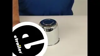 etrailer | Trailer Wheel Center Cap, Chrome, 4.25