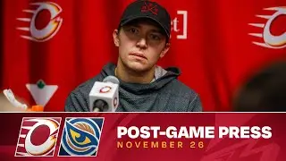 Nov 26, 2025 | VAN at OTT | Ottawa Charge Post Game Press