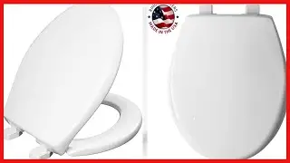 MAYFAIR 8100SL 000 Collins Slow Close Plastic Toilet Seat that will Never Loosen
