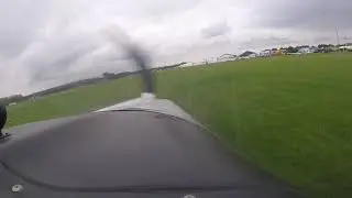 Goodwood airfield landing tecnam aircraft
