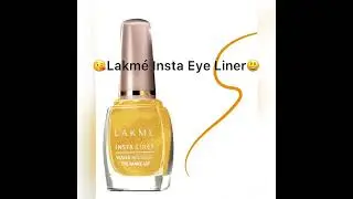 🤩#Lakm&eacute; Insta Eye Liner#linerlover#beautiful colour#girlsfashion#😍💃🏻