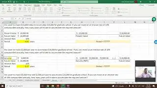 Time Value of Money: Determining an Unknown Number of Periods