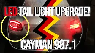 Porsche Cayman 987: LED Tail Light Upgrade