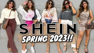 🚨SHEIN SPRING 2023🚨TRY ON FASHION HAUL!! EVERYDAY CASUAL BASICS AND FUN TRENDY PRINTS YOU NEED!!