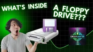 hat&rsquo;s Inside an Old Floppy Drive? 🕵️♂️ | Circuit Crafter Teardown #RetroTech #DIYElectronics