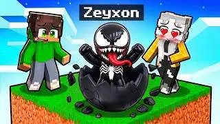 Sono DIVENTATO BABY VENOM su UN SOLO BLOCCO in Minecraft!