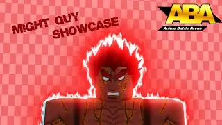 Might Guy Naruto Roster Showcase | Anime Battle Arena [ABA]