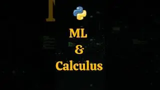 ML&Calculus #machinelearning #datascience #calculus #ai #shorts