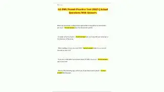 GA DMV Permit Practice Test 2025  Actual Questions With Answers3