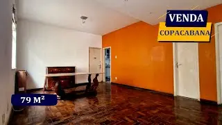 COPACABANA BAIRRO PEIXOTO PRECINHO PARA REFORMAR 79M² 3 QUARTOS VAGA SILENCIOSO CONDOMÍNIO BARATO