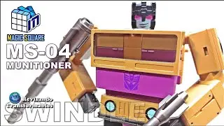 Magic Square MS-04 Munitioner Swindle Masterpiece Transformers G1 Combiner Bruticus Part 1/5