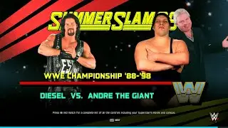 WWE 2K25 FULL MATCH - Diesel vs. Andre - Clash of the Titans!