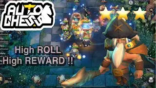 How to Build a Pirate Captain ⭐️⭐️⭐️ Easily with High Rolls | AUTO CHESS  GAMEPLAY  | TOP 3 GAME