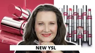 НОВИНКА YSL ROUGE VOLUPTÉ CANDY GLAZE | Свотчи и примерка | Четыре оттенка